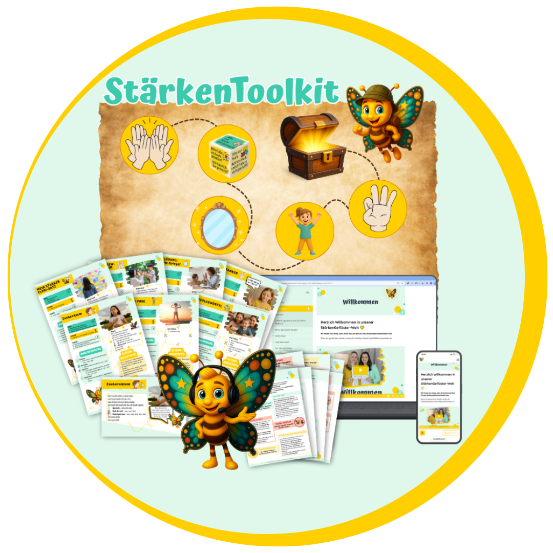 Danke-Seite, Toolkit-Bubble, gelber Rand