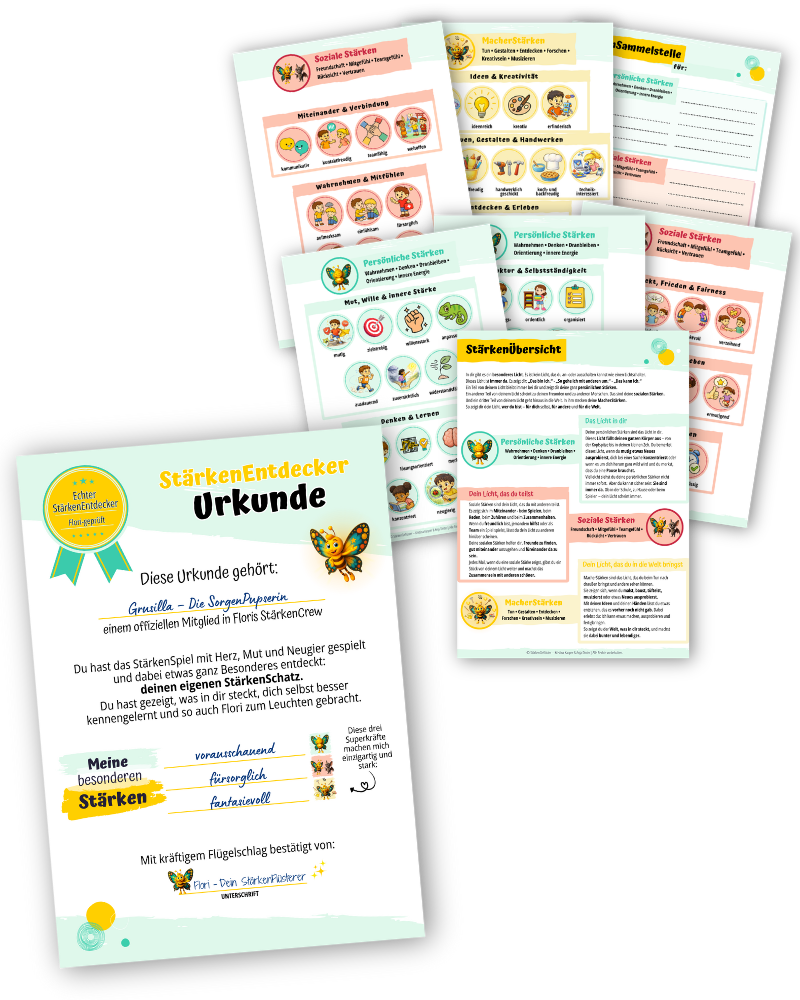 StärkenSpiel, Ukunde & StärkenÜbersicht